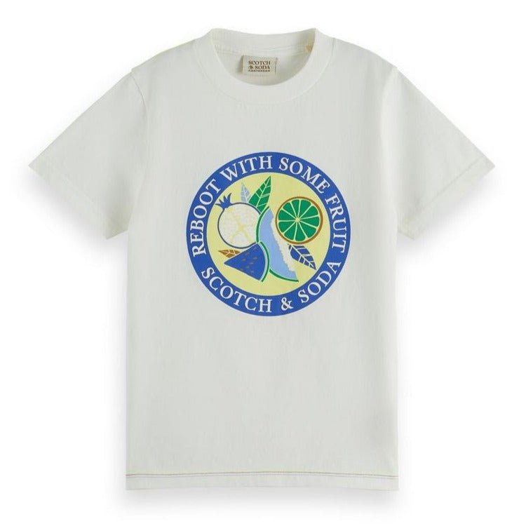 Scotch & Soda Boys T-Shirt_Off White 170559 - 0001 - NorthBoys
