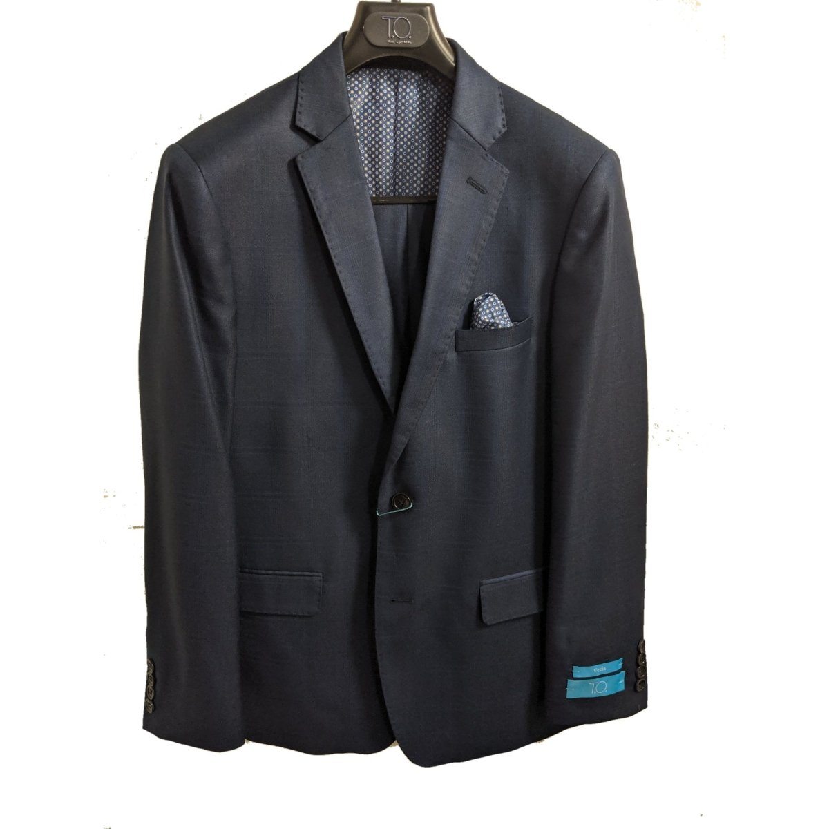 T.O. Collection Boys Husky Dark Blue Suit 410042-1H-NorthBoys