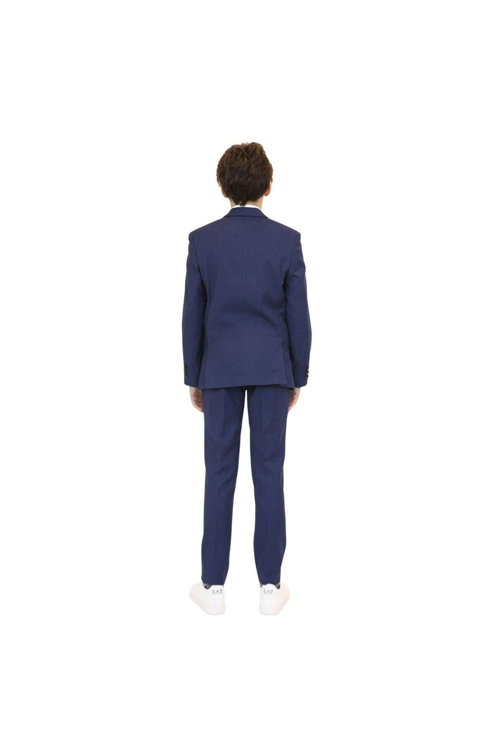 Tallia Boys Skinny Blue Birdseye Suit-NorthBoys