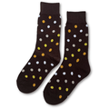 Vannucci Boys Polka Dot Brown Socks _SS1221 - NorthBoys