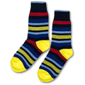 Vannucci Boys Striped Blue/Yellow Socks _SS1210 - NorthBoys
