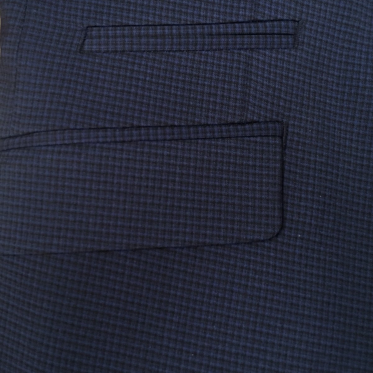 Marc New York Boys Husky Mini Check Navy Suit WH510 Suits (Boys) Marc New York 