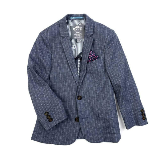 Appaman Boys Chambray Stripe Linen Sports Jacket Sports Jackets Appaman 