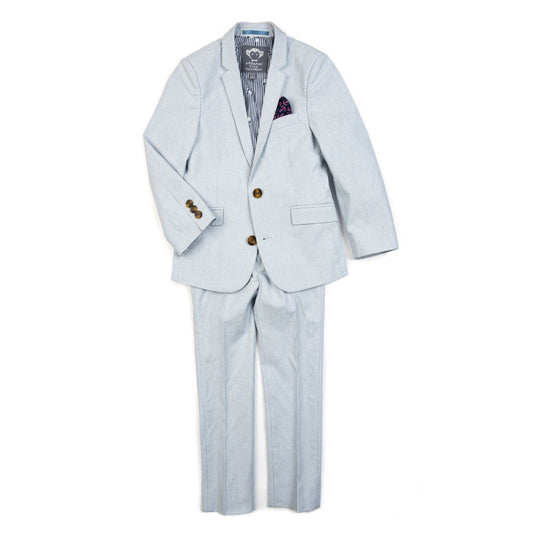 Appaman Boys Sky Blue Stripe Slim Mod Suit Suits (Boys) Appaman 