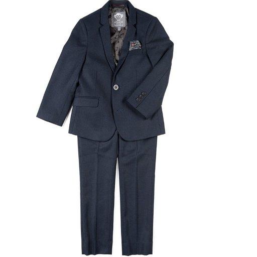 Appaman Mod Boys Slim Blue/Black Suit S8SU4 Suits (Boys) Appaman 