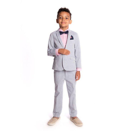 Appaman Mod Boys Slim Sky Blue Suit T8SU8 Suits (Boys) Appaman 