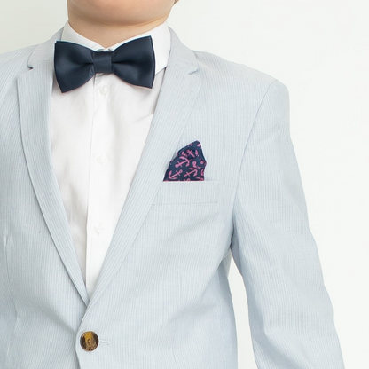 Appaman Boys Sky Blue Stripe Slim Mod Suit V8SU10