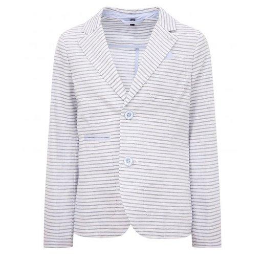 Armani Junior Blazer 181 3Z4G10 Sports Jackets Armani Junior White/Blue 14S 