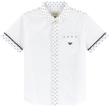 Armani Junior Shirt 181 3Z4C02 Dress Shirts Armani Junior White 8S 