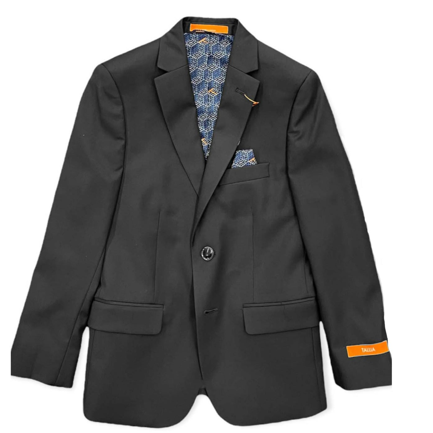 Tallia Boys Husky Black Suit Jacket_ RYH010
