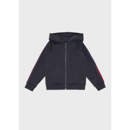 Emporio Armani Boys Navy Hooded Sweatshirt Sweatshirts and Sweatpants Emporio Armani 