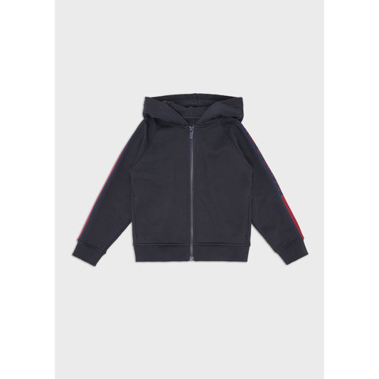 Emporio Armani Boys Navy Hooded Sweatshirt Sweatshirts and Sweatpants Emporio Armani 