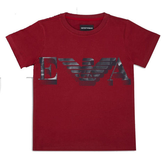 Emporio Armani Boys Short Sleeve T-Shirt T-Shirts Emporio Armani 10 Red 