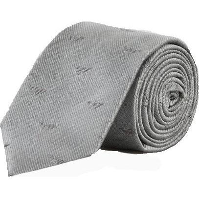 Emporio Armani Boys Silk Tie 409525 Ties Emporio Armani Grey L 