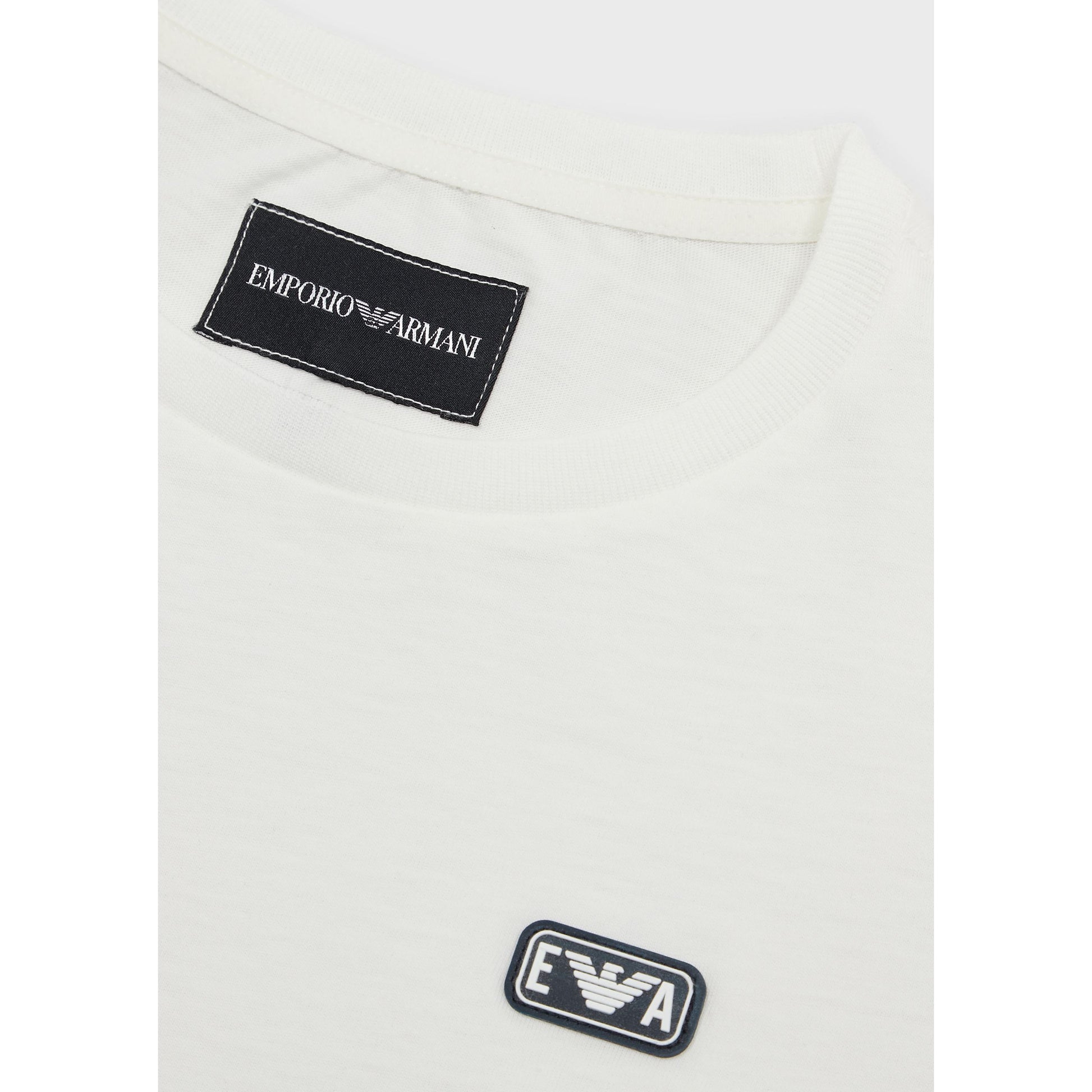 Emporio Armani Boys White Short Sleeve T-Shirt T-Shirts Emporio Armani 