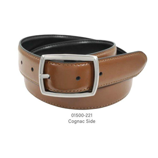 Florsheim Boys Reversible Cognac/Black Leather Belt 01500 Belts Florsheim 
