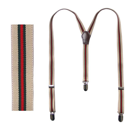 Fore Axel & Hudson Boys Khaki Suspenders Suspenders Fore Inc. 