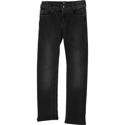 Hugo Boss Boys Black Skinny Jeans Denim Hugo Boss 
