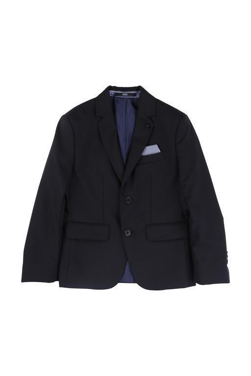 Hugo Boss Boys Classic Slim Black Wool Suit-NorthBoys