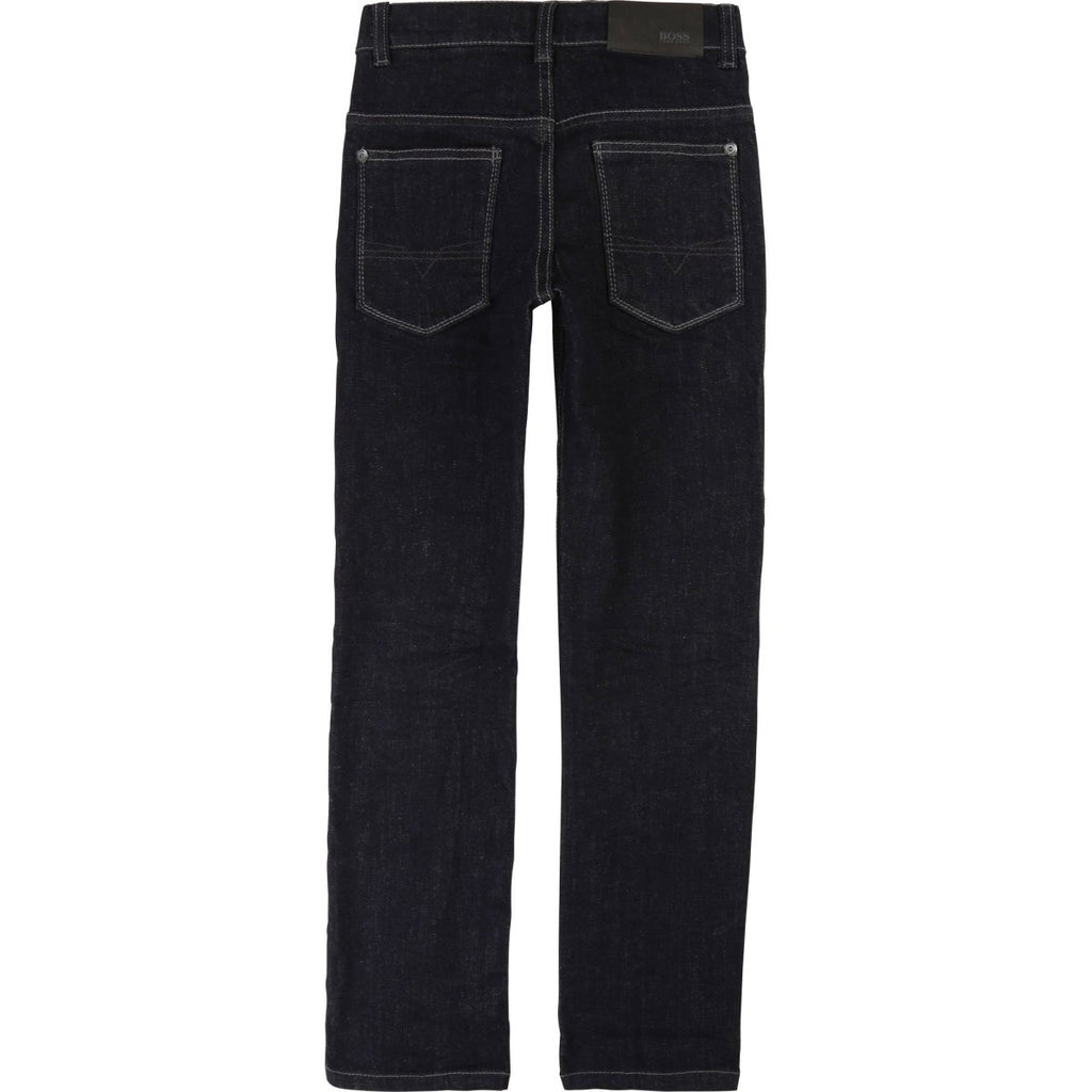 Hugo Boss Boys Dark Blue Denim Jeans - NorthBoys