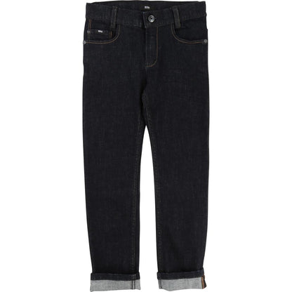 Hugo Boss Boys Denim Pant Slim Fit 172 J24449 Cotton Pants Hugo Boss 