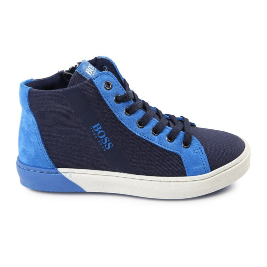 Hugo Boss Boys High Top Shoe J29167 Footwear - Youth - Designer Hugo Boss 