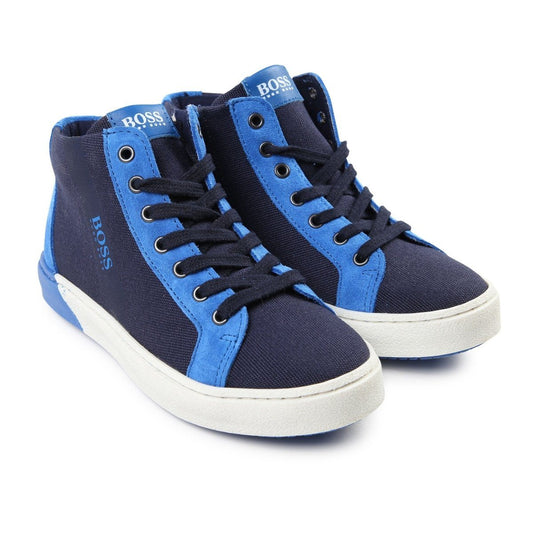 Hugo Boss Boys High Top Shoe J29167 Footwear - Youth - Designer Hugo Boss 