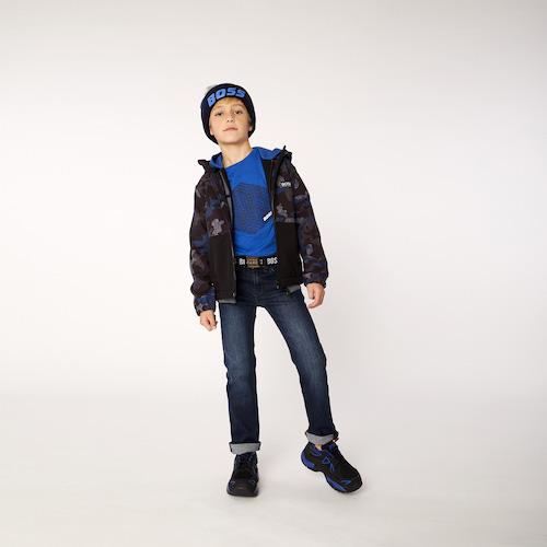 Hugo Boss Boys Hooded Windbreaker Outerwear Hugo Boss 