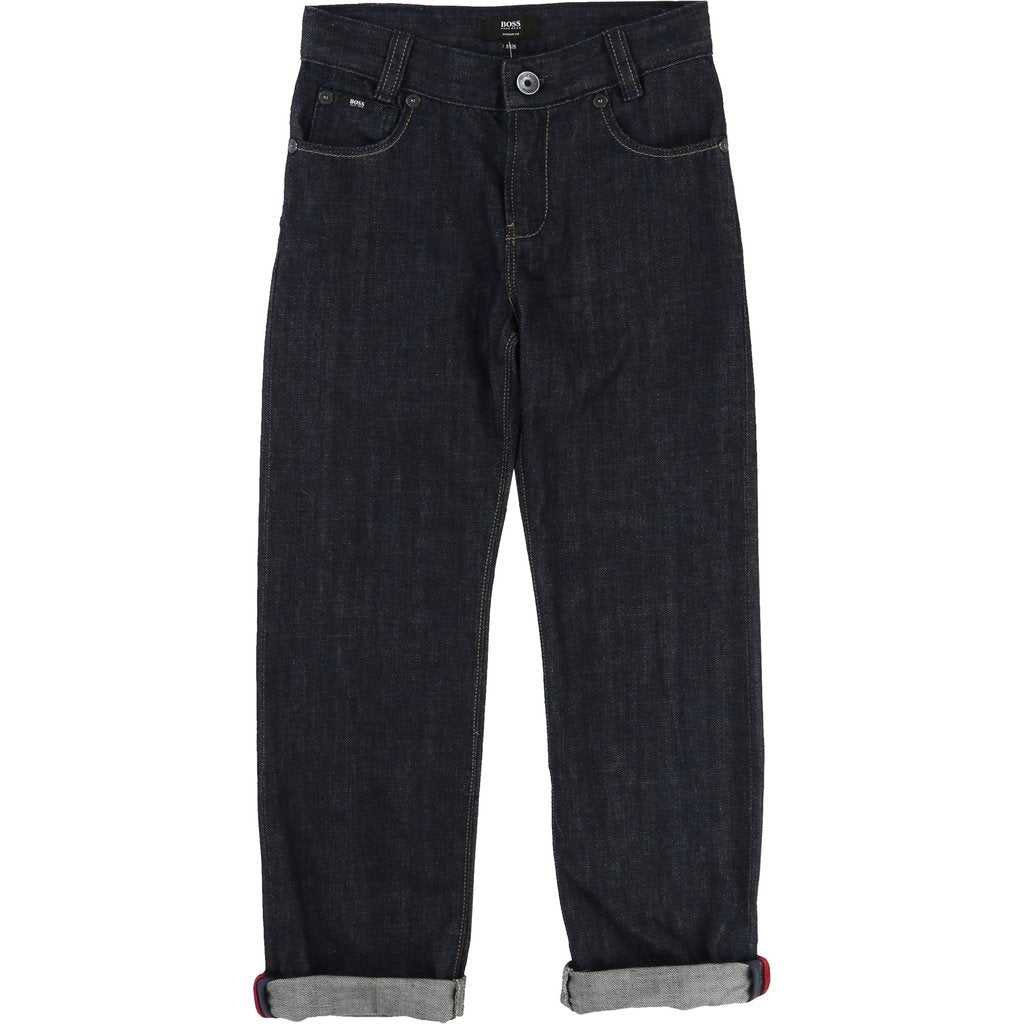 Hugo Boss Boys Jeans Alabama Regular 161 J24401 Denim Hugo Boss Z35 Dark Denim 10R 