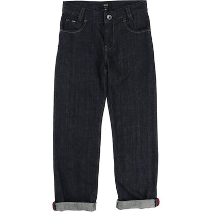 Hugo Boss Boys Jeans Alabama Regular 161 J24401 Denim Hugo Boss Z35 Dark Denim 10R 