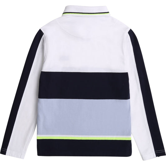 Hugo Boss Boys Long Sleeve Polo T-Shirts Hugo Boss 