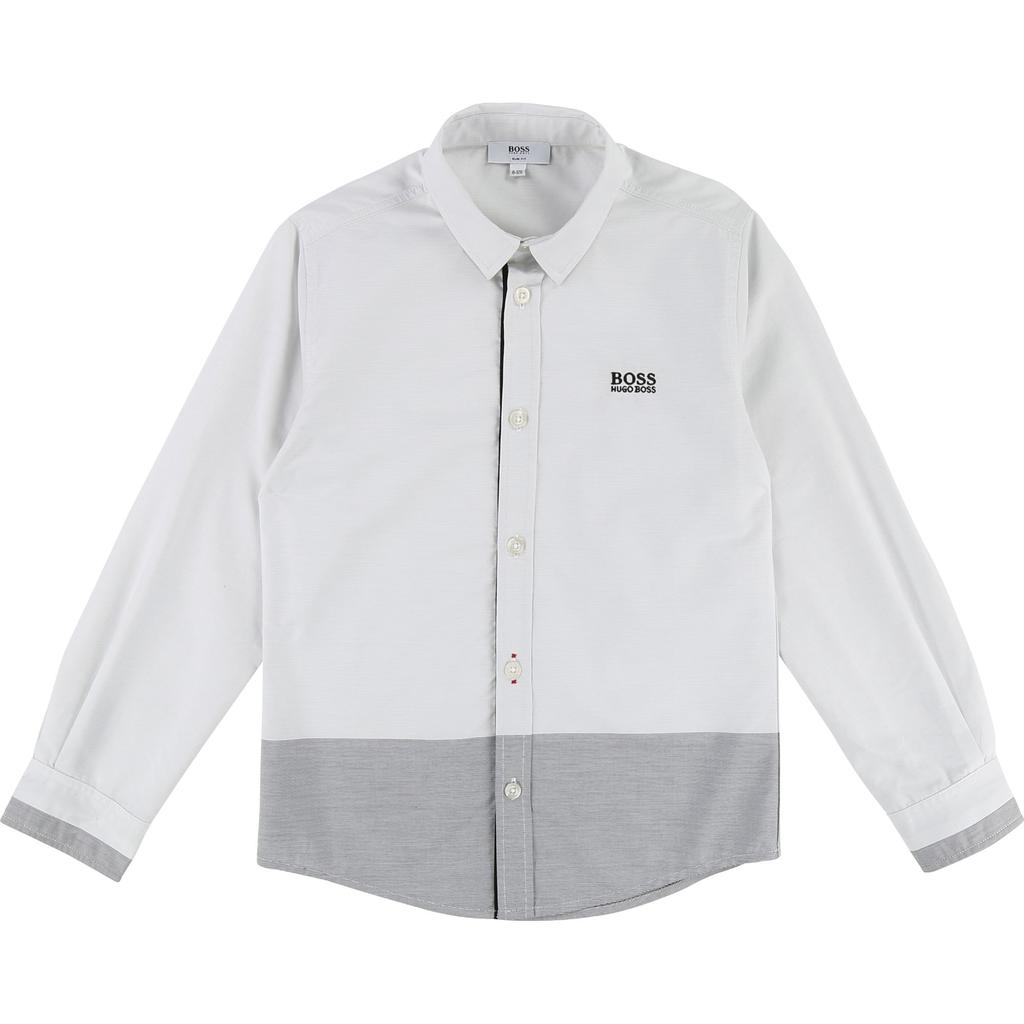 Hugo Boss Boys Long Sleeved Shirt 182 J25C63 Dress Shirts Hugo Boss 