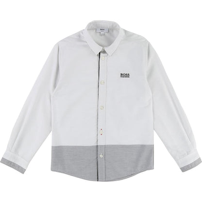 Hugo Boss Boys Long Sleeved Shirt 182 J25C63 Dress Shirts Hugo Boss 