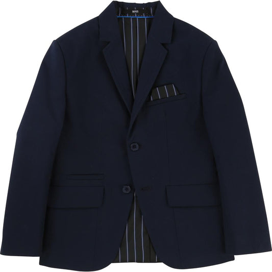 Hugo Boss Boys Navy Cotton Suit 171 J26297/J24503 Suits (Boys) Hugo Boss 