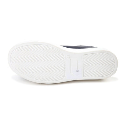 Hugo Boss Boys Navy Leather Sneakers J29169 Footwear - Youth - Designer Hugo Boss 