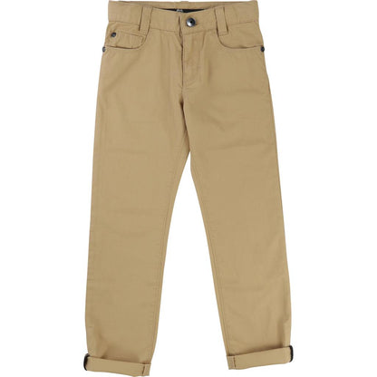 Hugo Boss Boys Pants Slim Fit 171 J24501-232 Cotton Pants Hugo Boss Stone 16R 