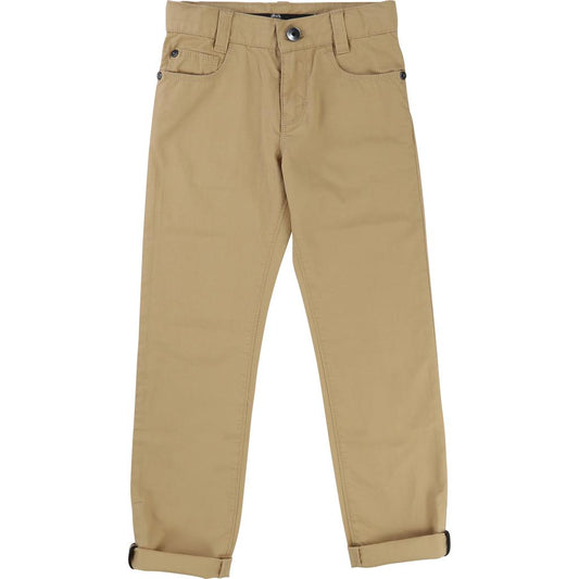 Hugo Boss Boys Pants Slim Fit 171 J24501-232 Cotton Pants Hugo Boss Stone 16R 