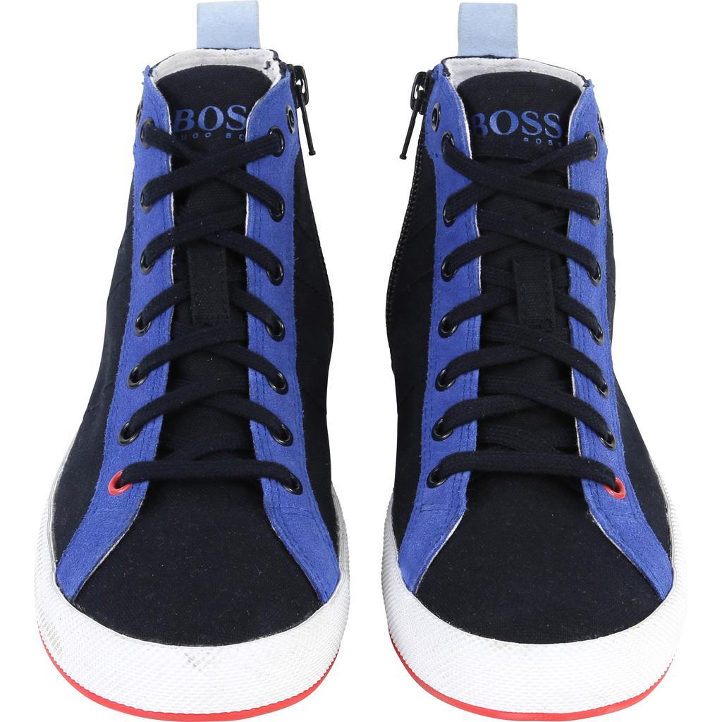 Hugo Boss Kids High Top Shoe 161 J29112 Footwear - Youth - Designer Hugo Boss 