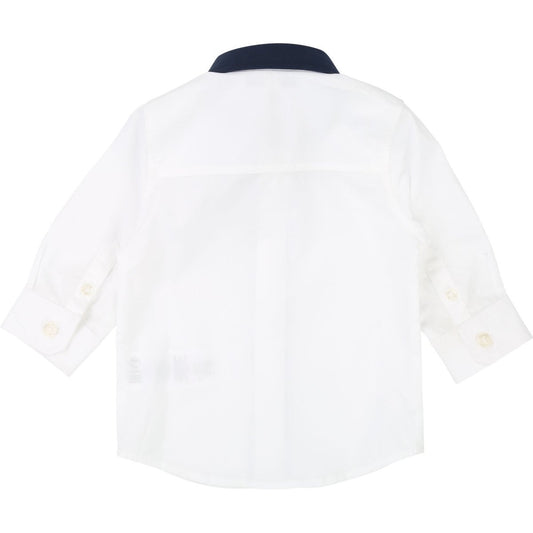 Hugo Boss Toddler Long Sleeve White Dress Shirt J05689 Dress Shirts Hugo Boss 