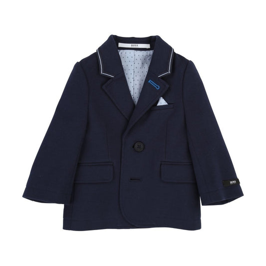 Hugo Boss Toddler Navy Cotton Blazer J06Z00 Sports Jackets Hugo Boss 