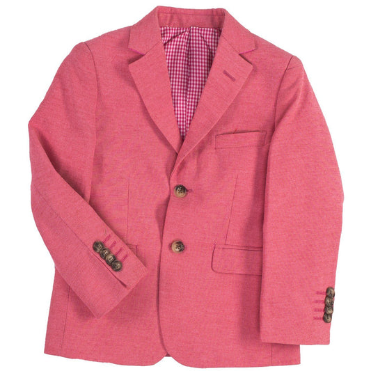 Isaac Mizrahi Boys Slim Fit Red Blazer Sports Jackets Isaac Mizrahi 