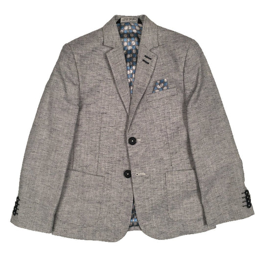 Leo & Zachary Cool Netting Grey Blazer Sports Jackets Leo & Zachary 