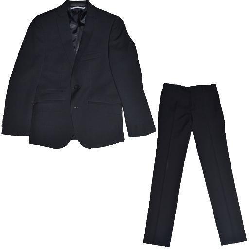 Marc New York Boys Classic Black Suit W0012 - NorthBoys