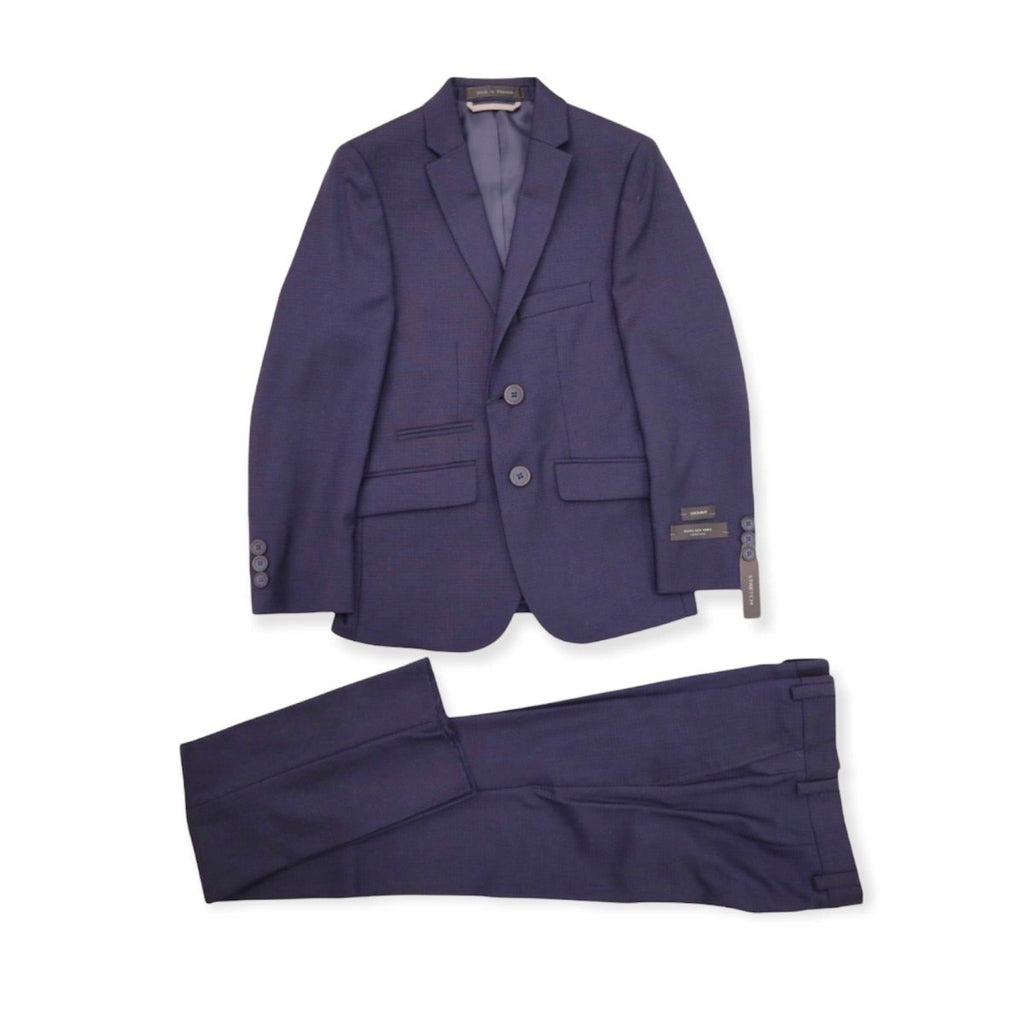 Marc New York Boys Skinny Navy Neat Suit W0662 - NorthBoys