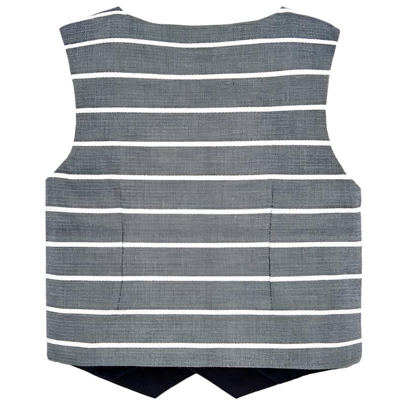 Mayoral Baby Dressy Blue or Navy Linen Vest 1313-Mayoral-NorthBoys