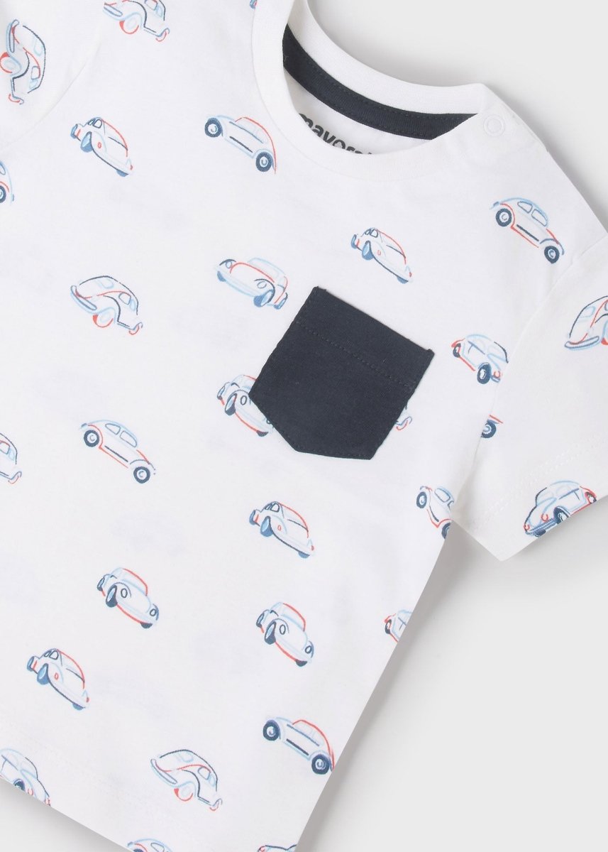 Mayoral Baby T-Shirt 2pc Set w/Print _Navy 1005 - 43 - NorthBoys