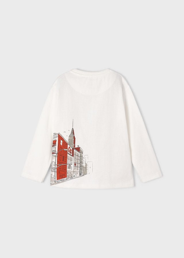 Mayoral Mini L/S Shirt _Cream 4012 - 60 - NorthBoys