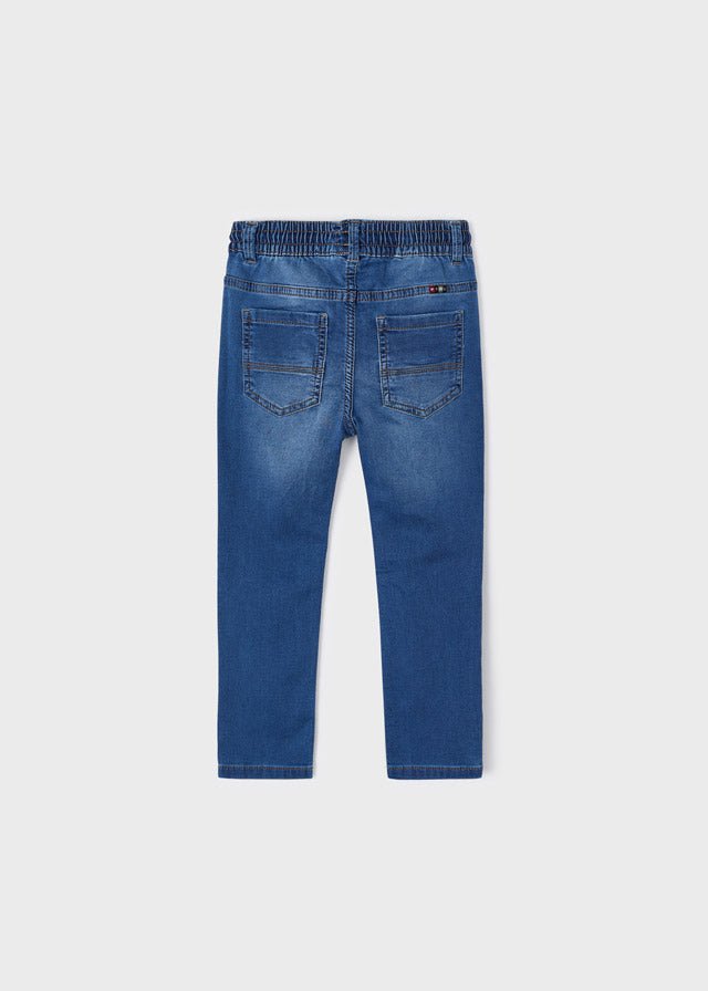 Mayoral Mini Soft Denim Jogger Pants _Blue 4598 - 60 - NorthBoys