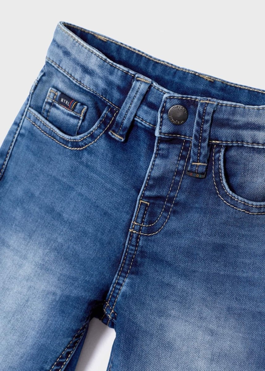 Mayoral Mini Soft Denim Shorts_ Medium Blue 3261 - 28 - NorthBoys