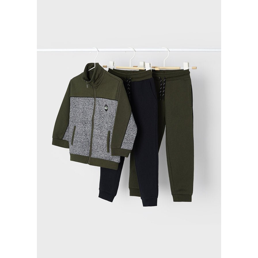 Mayoral Mini Striped Tracksuit _Green 4846 - 25 - NorthBoys